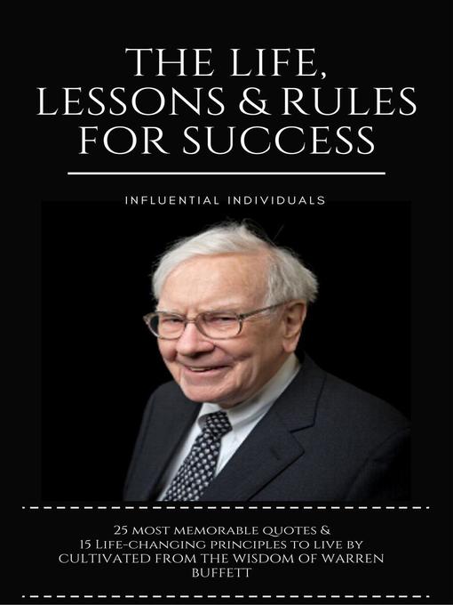 Title details for Warren Buffett by Influential Individuals - Available